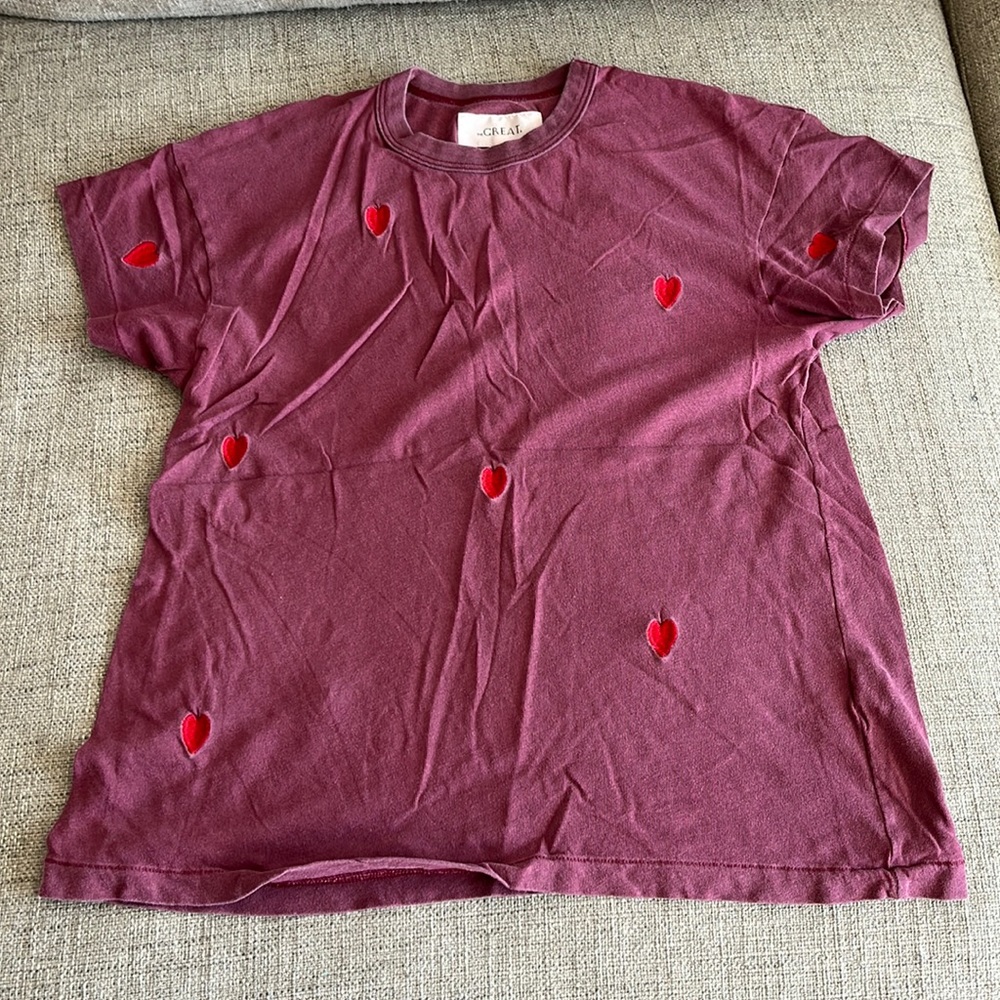 The GREAT. Heart tee